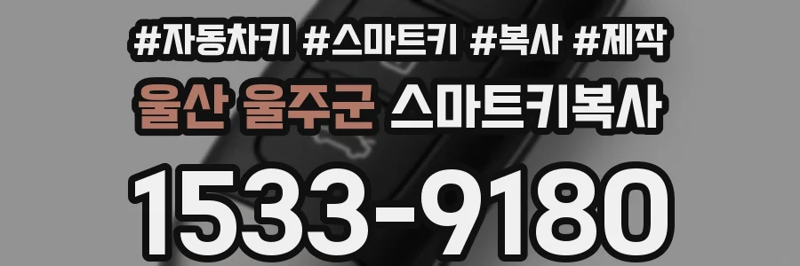 울산 울주군 스마트키복사