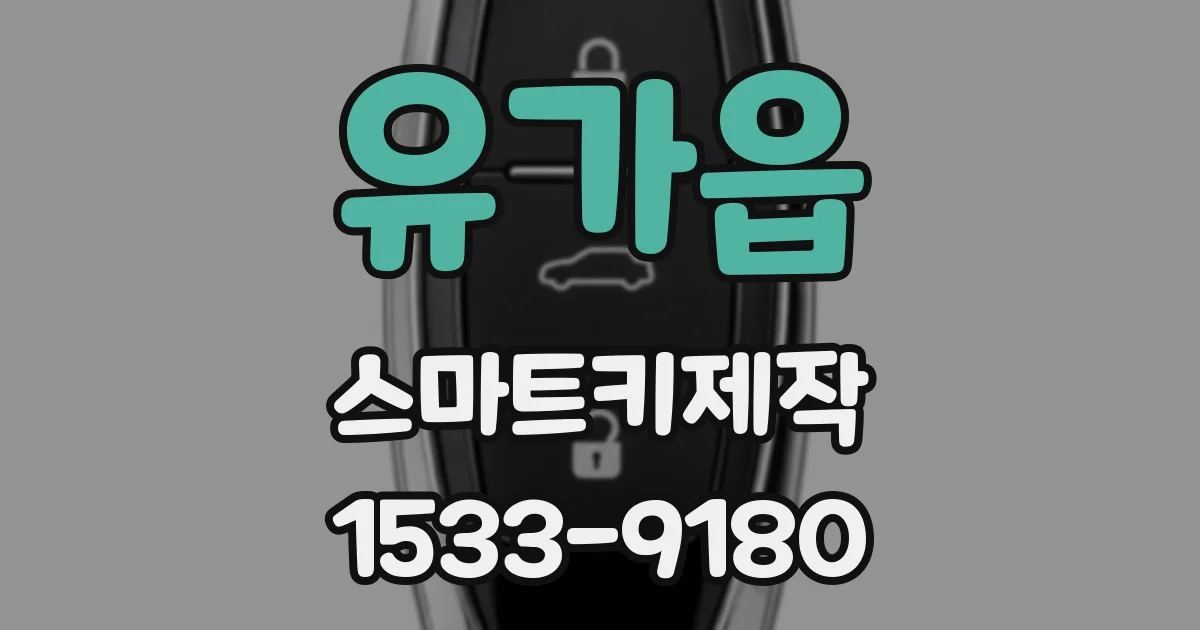 유가읍 스마트키제작