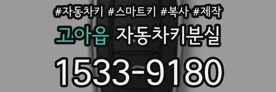 고아읍 자동차키분실