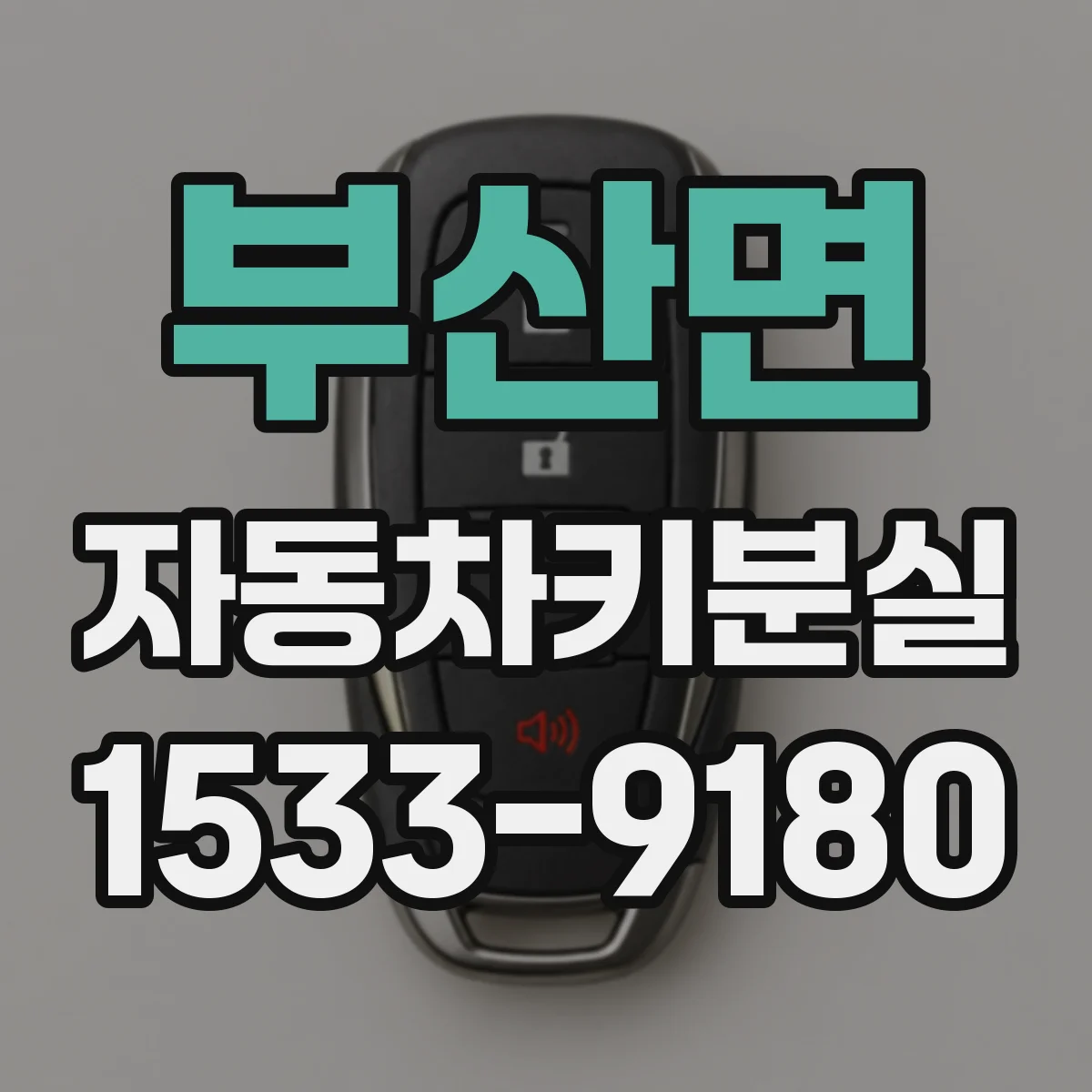 부산면 자동차키분실