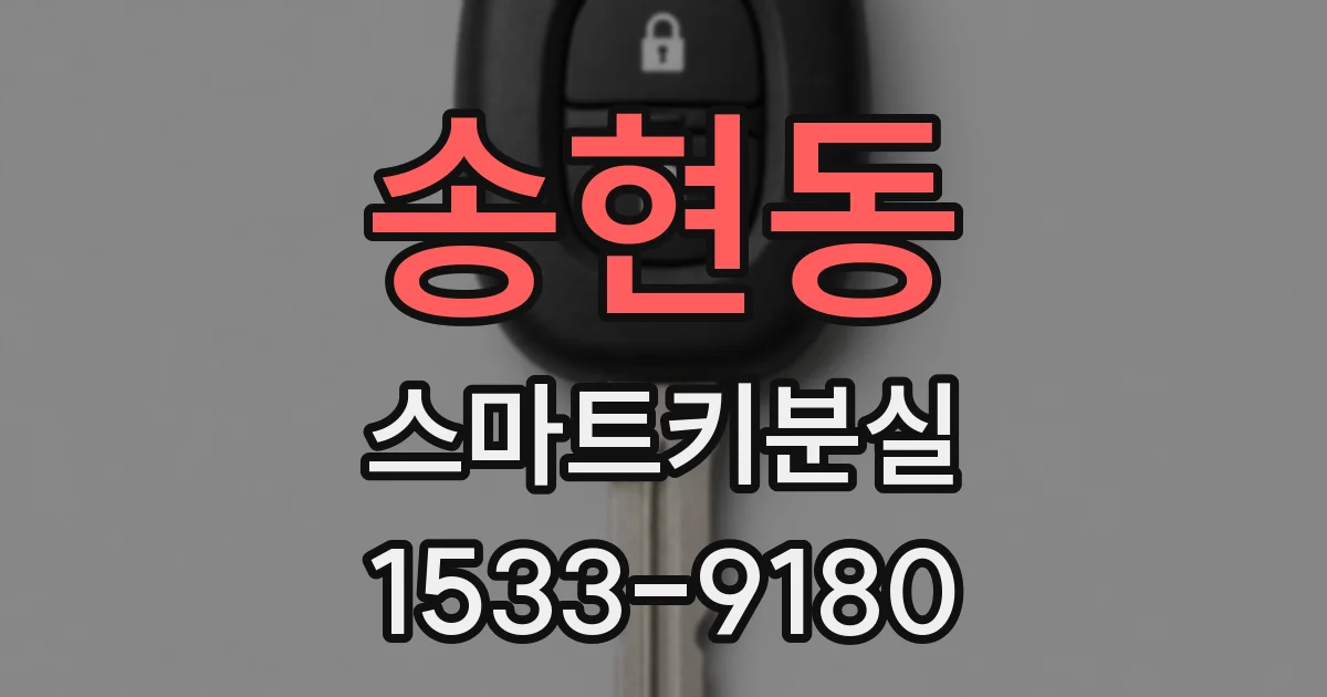 송현동 스마트키분실