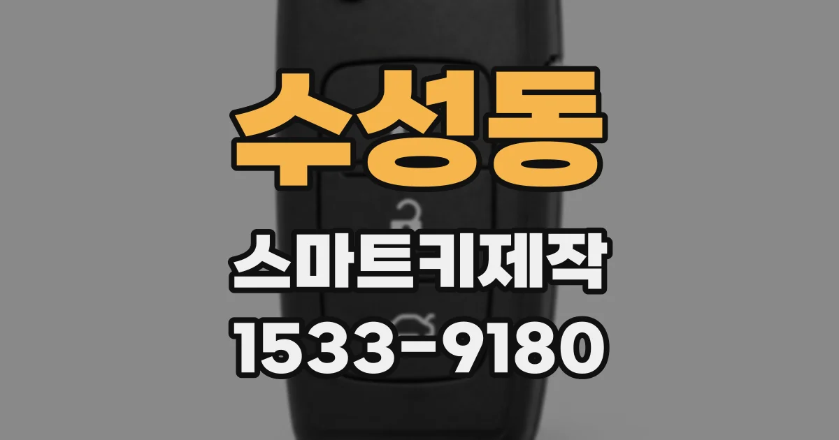 수성동 스마트키제작