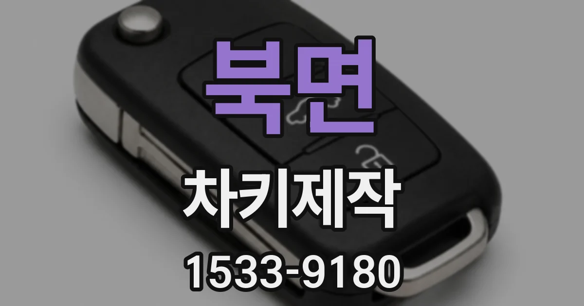 북면 차키제작