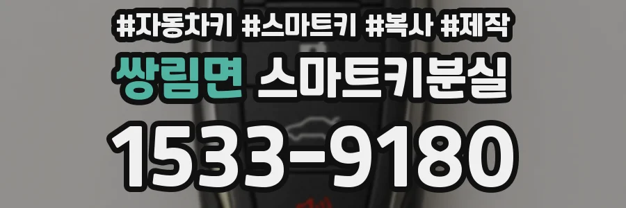쌍림면 스마트키분실