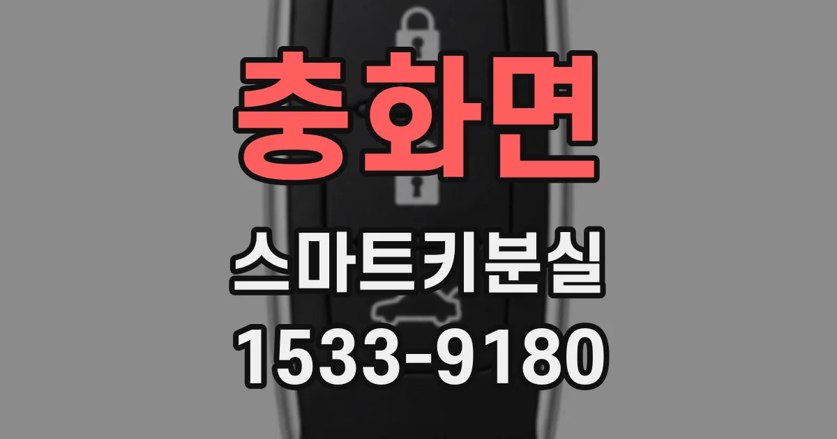 충화면 스마트키분실