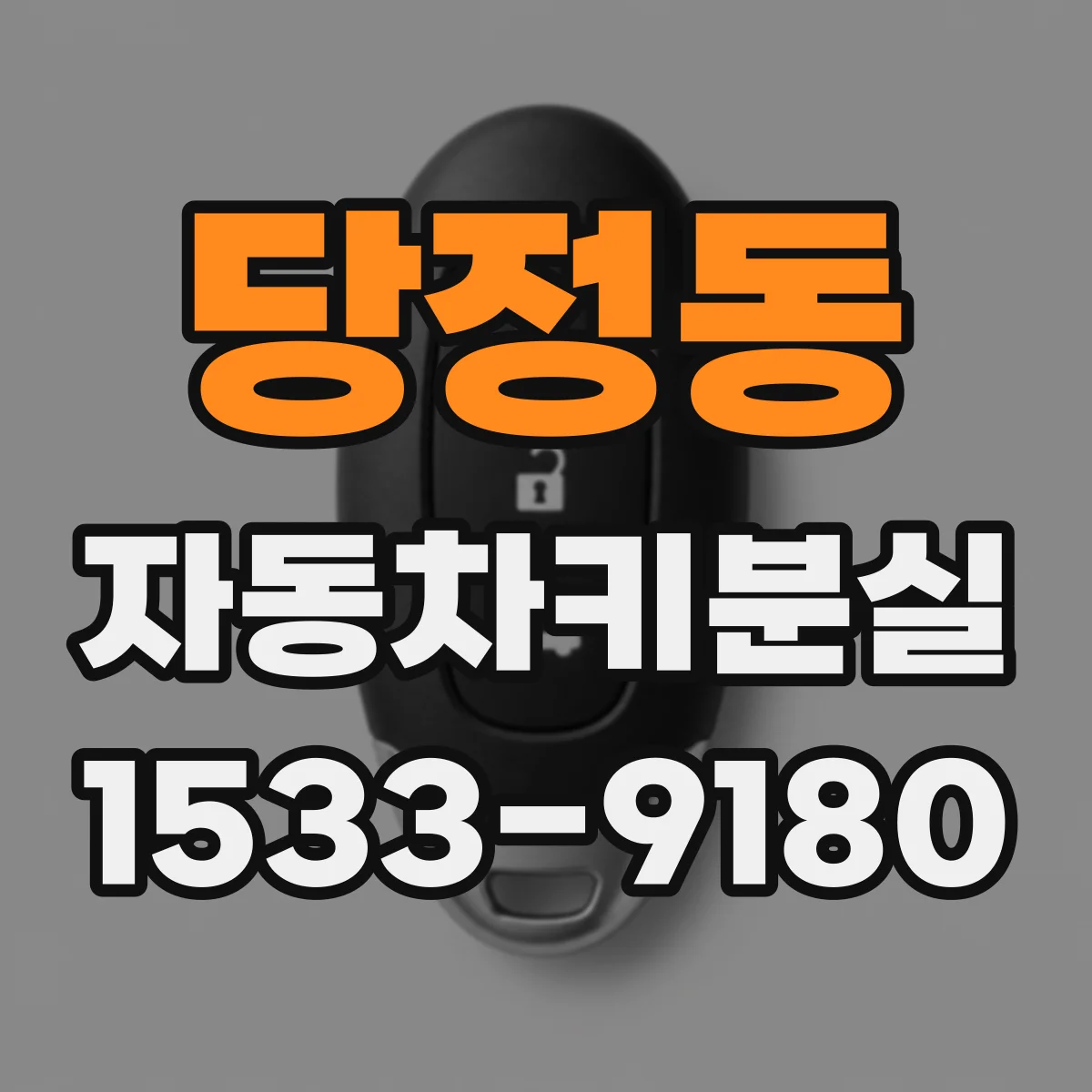 당정동 자동차키분실