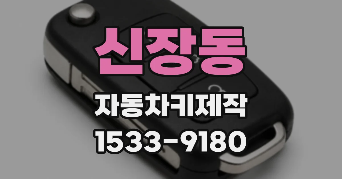 신장동 자동차키제작