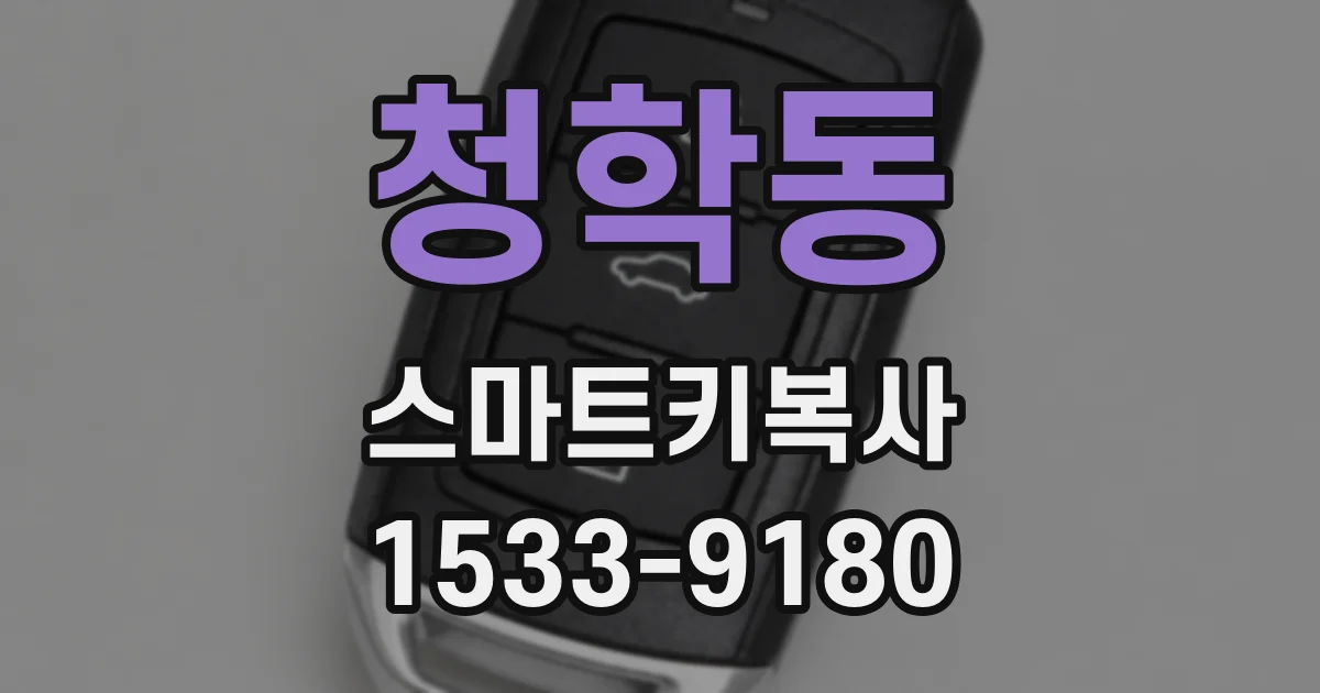 청학동 스마트키복사