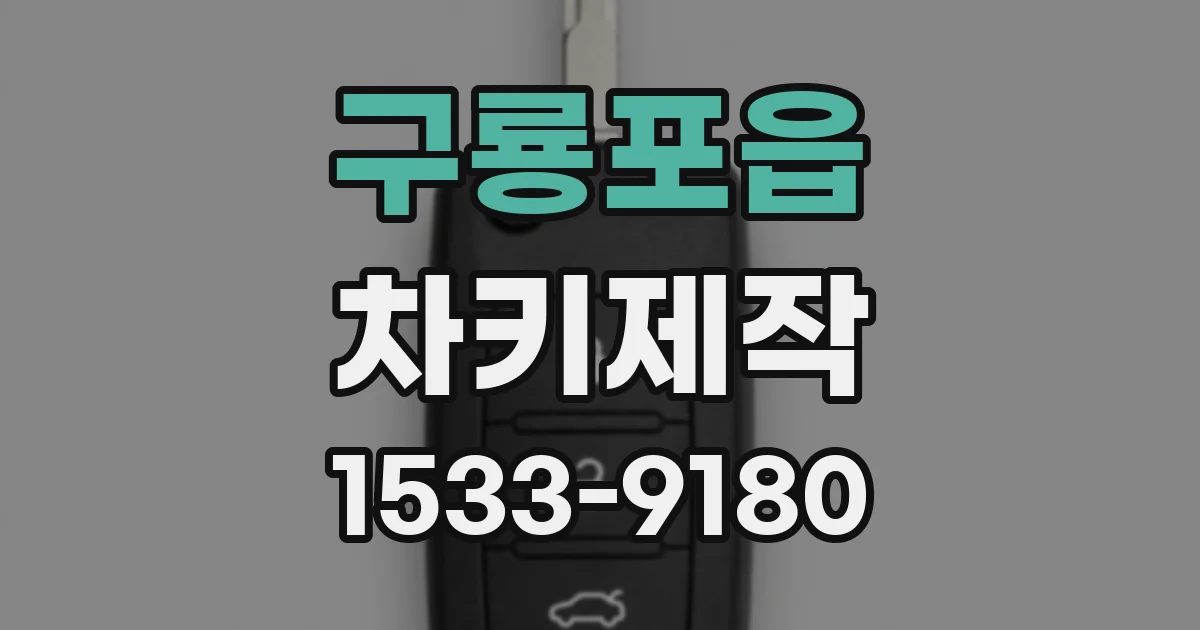 구룡포읍 차키제작