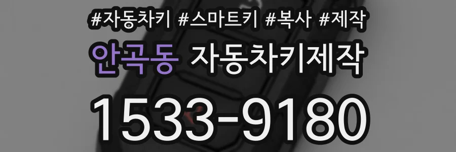 안곡동 자동차키제작