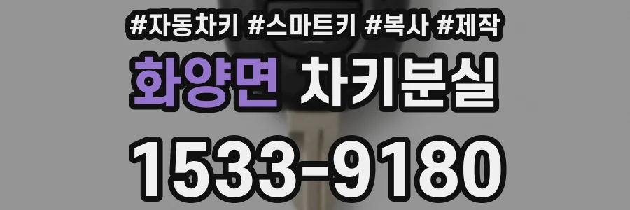 화양면 차키분실
