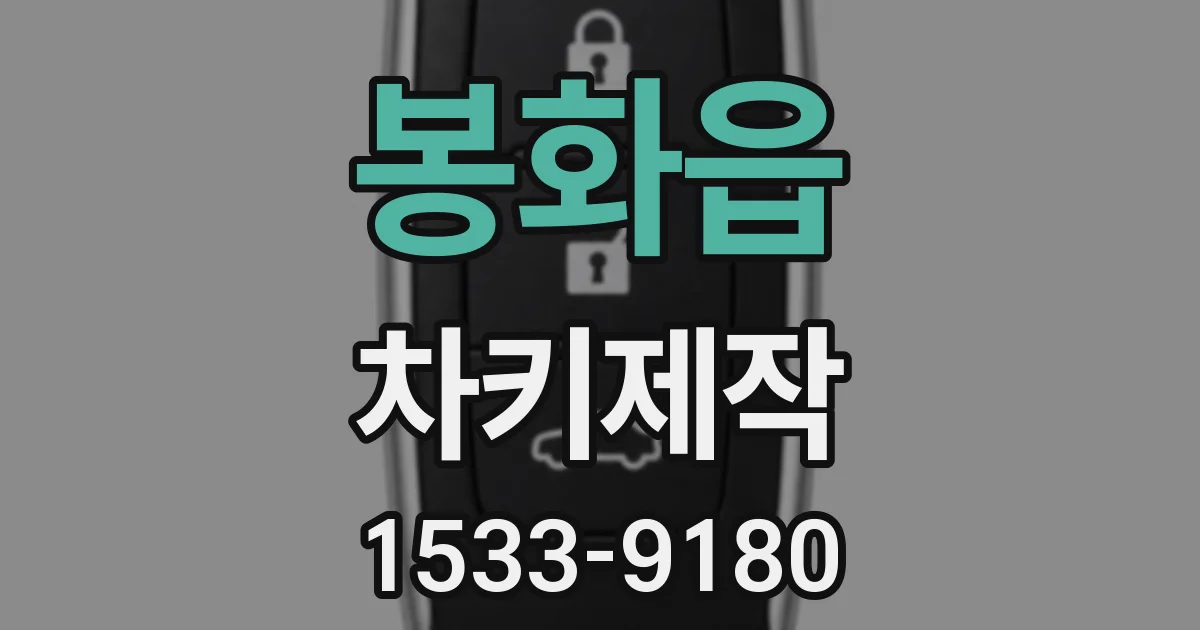 봉화읍 차키제작