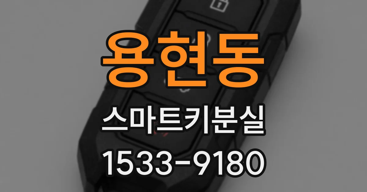 용현동 스마트키분실