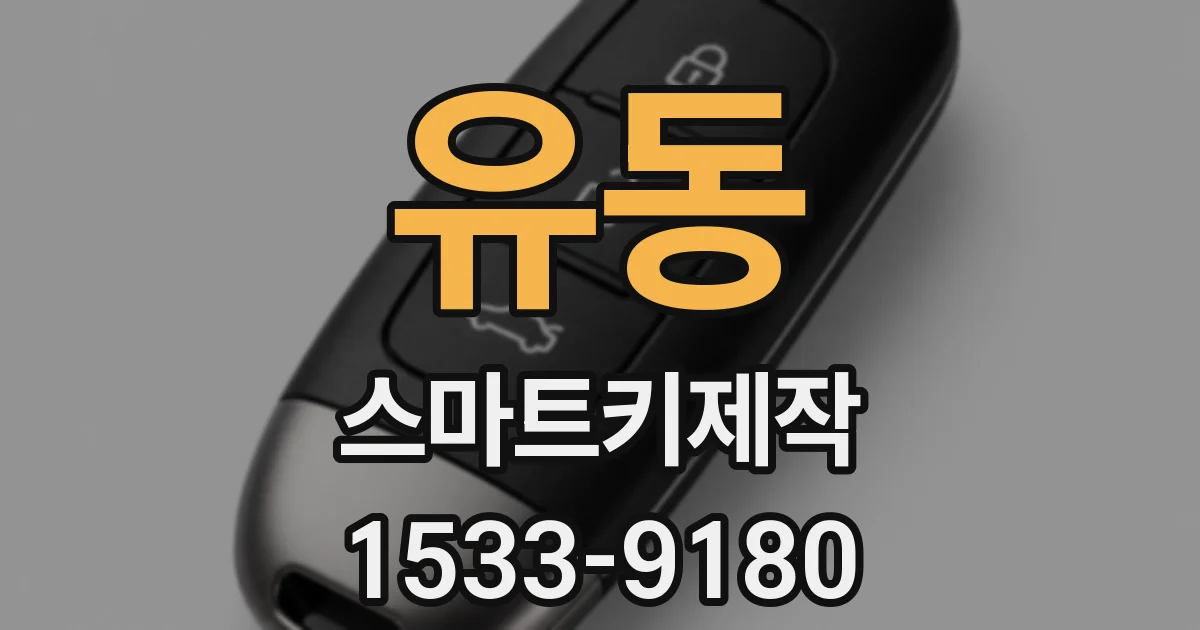 유동 스마트키제작