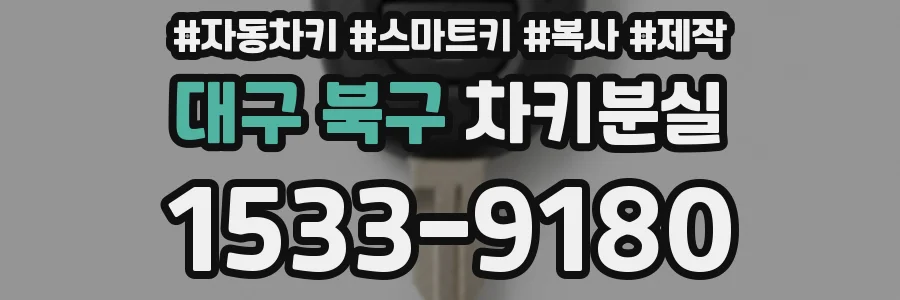 대구 북구 차키분실