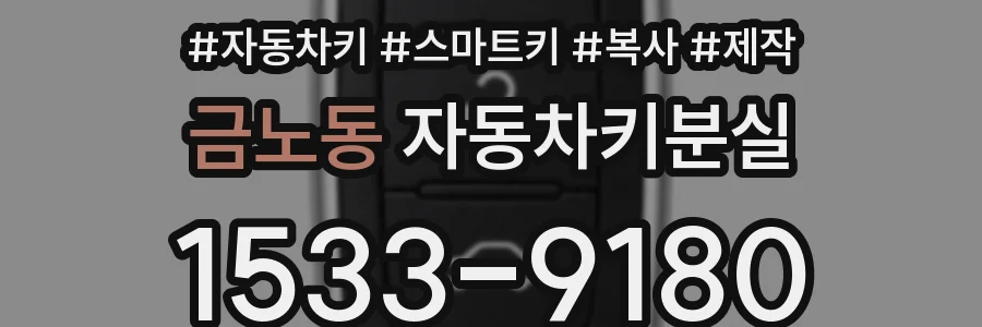 금노동 자동차키분실