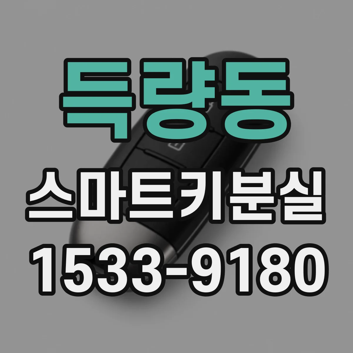 득량동 스마트키분실