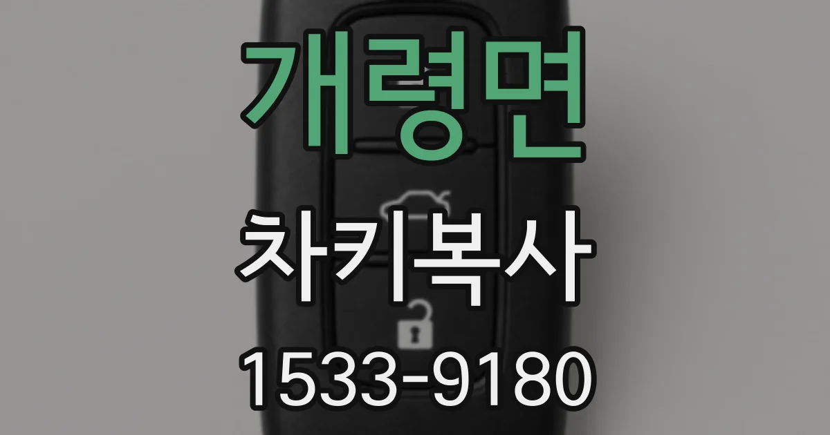 개령면 차키복사