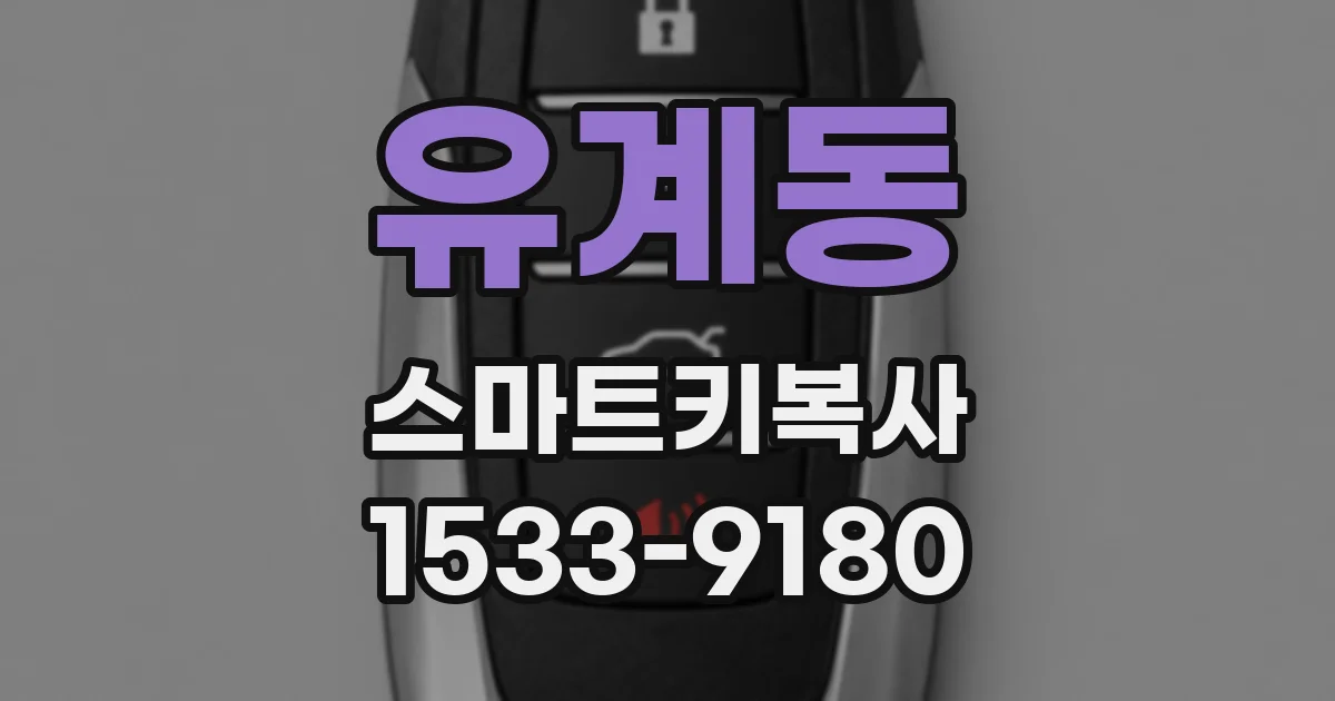 유계동 스마트키복사
