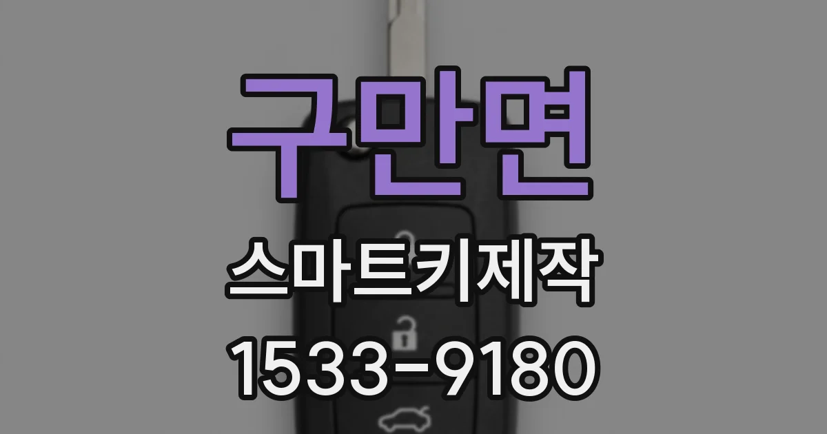 구만면 스마트키제작