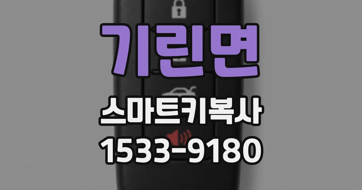 기린면 스마트키복사