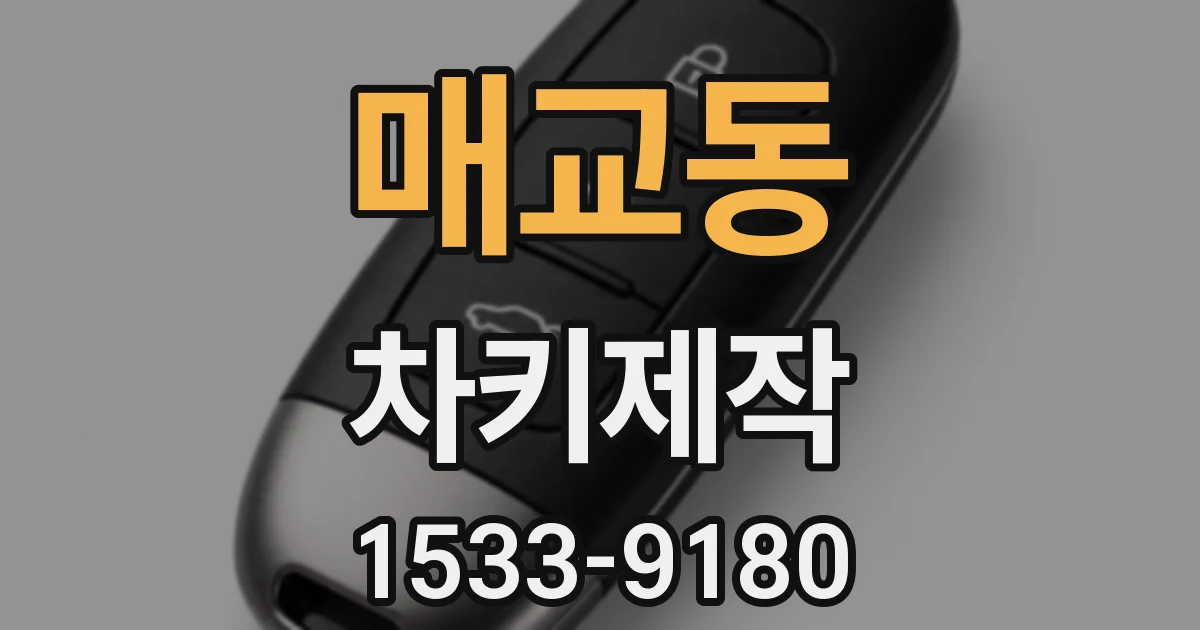 매교동 차키제작