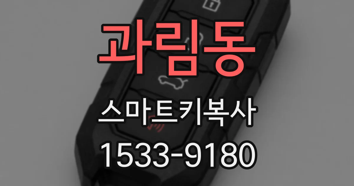 과림동 스마트키복사