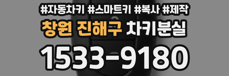 창원 진해구 차키분실