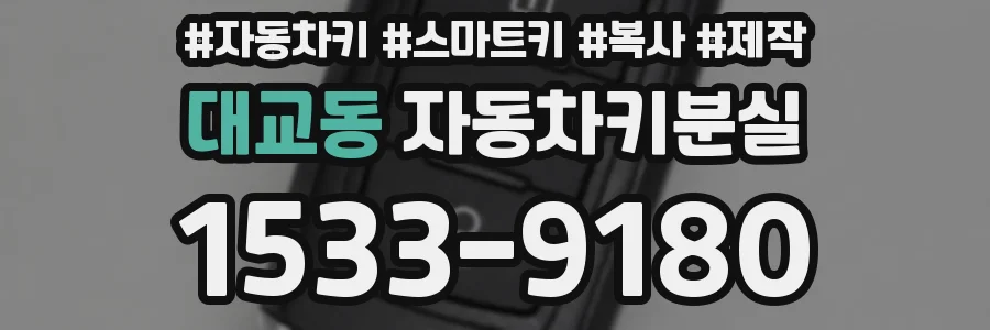 대교동 자동차키분실