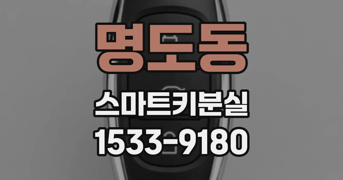 명도동 스마트키분실