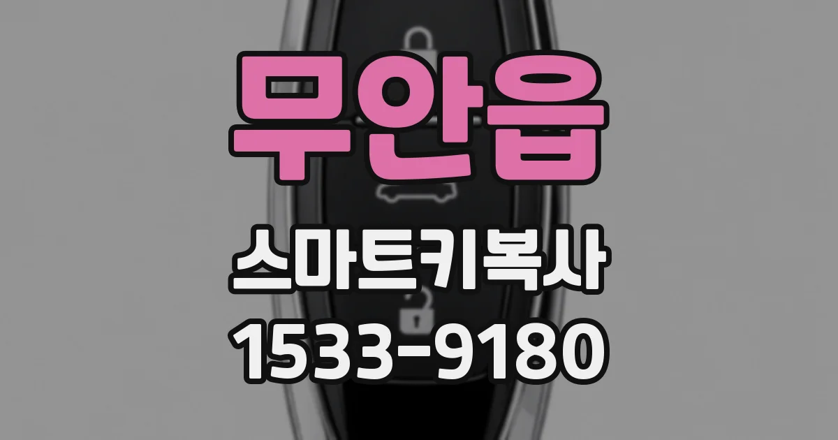 무안읍 스마트키복사