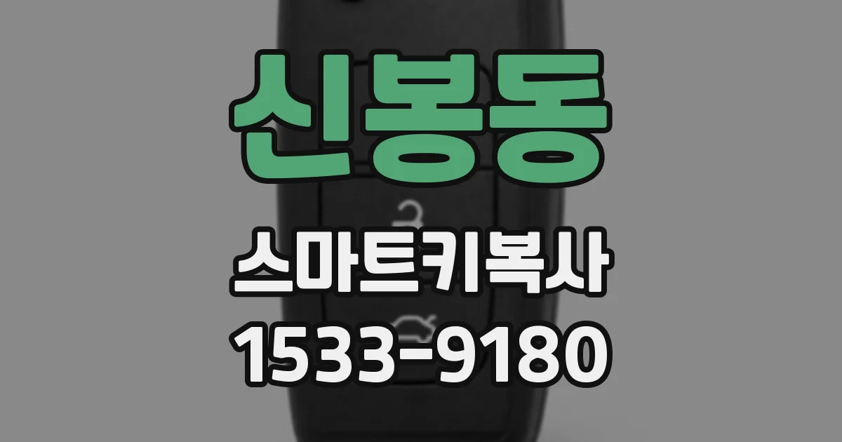 신봉동 스마트키복사