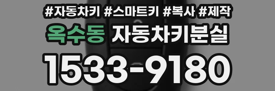 옥수동 자동차키분실