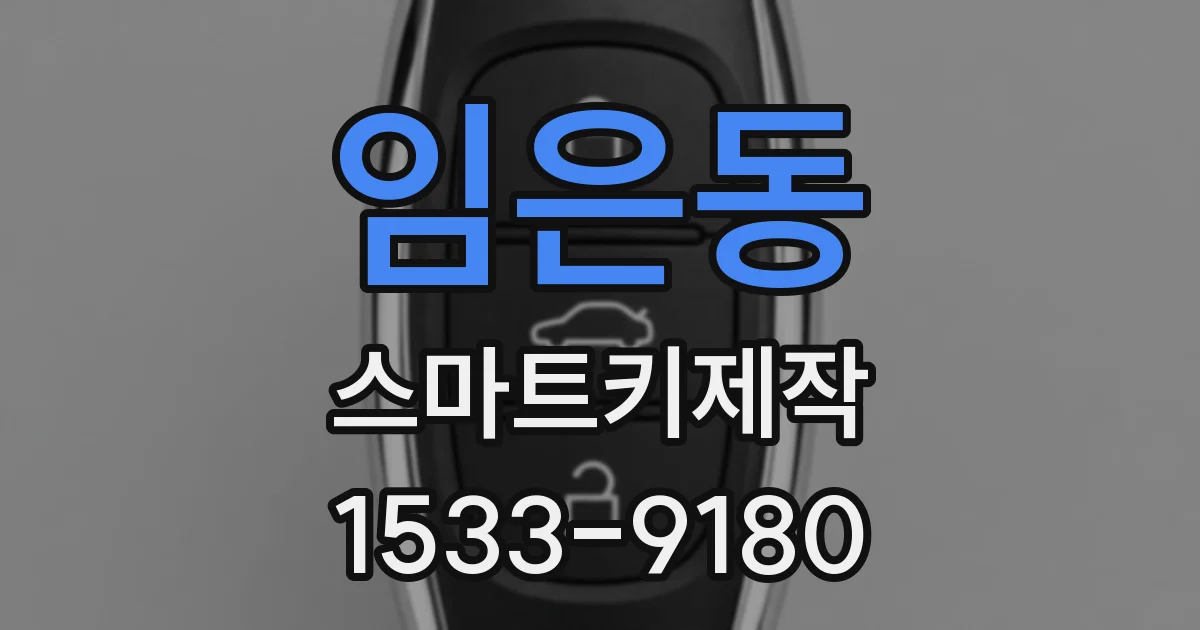 임은동 스마트키제작