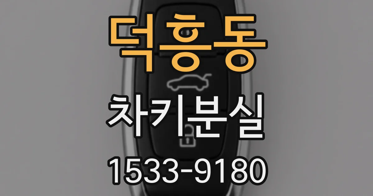 덕흥동 차키분실