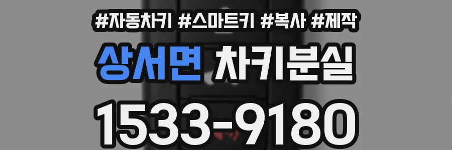 상서면 차키분실
