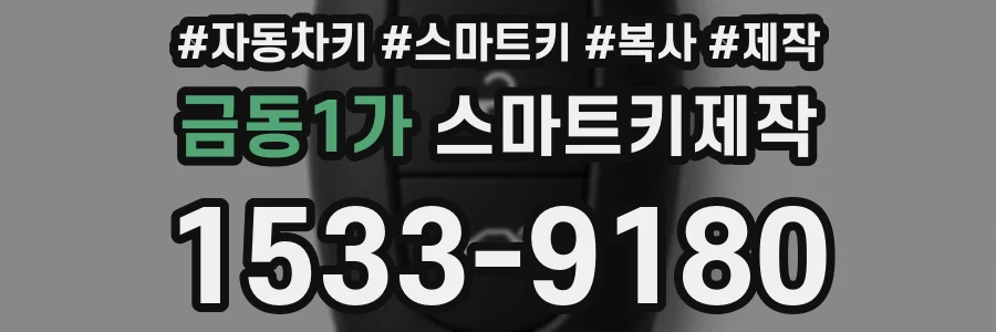 금동1가 스마트키제작