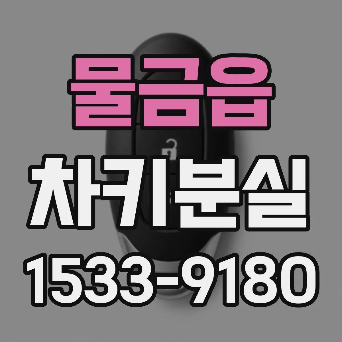 물금읍 차키분실