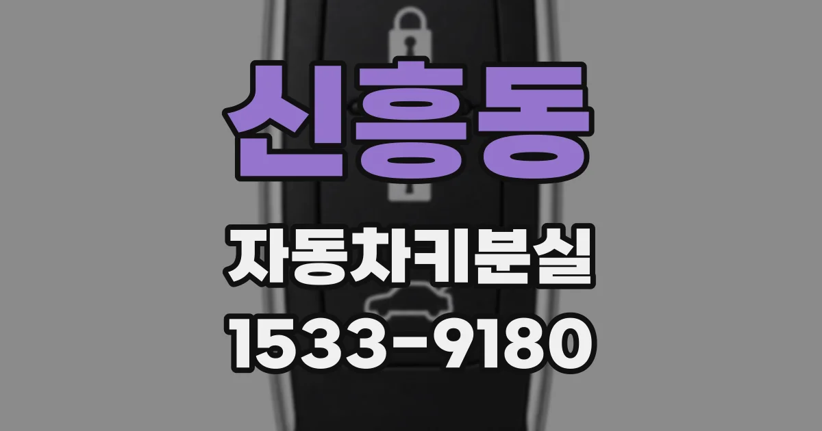 신흥동 자동차키분실