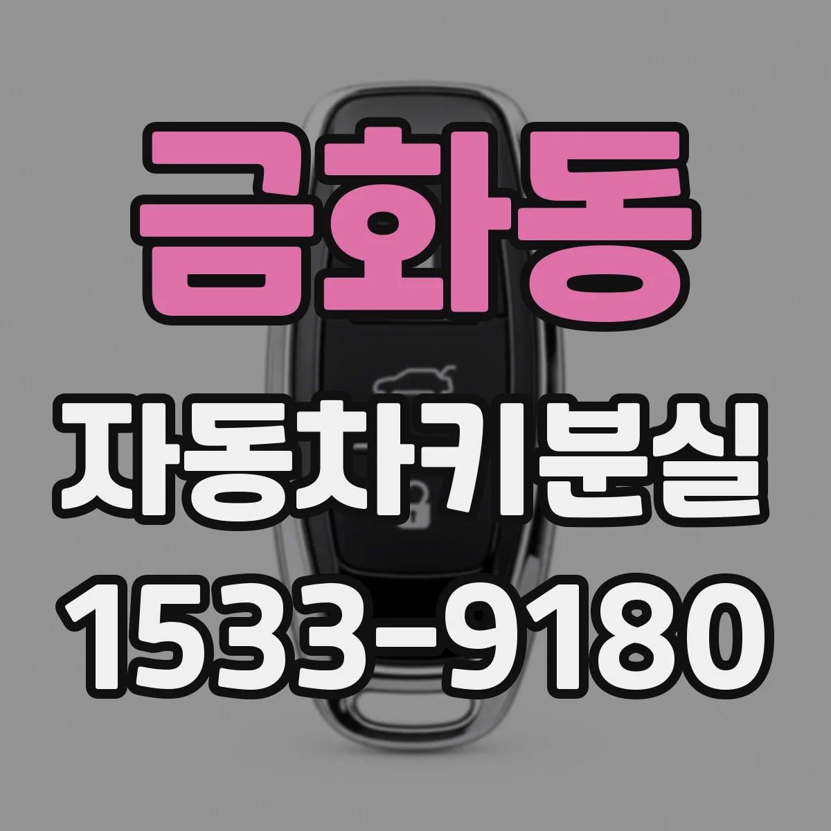 금화동 자동차키분실