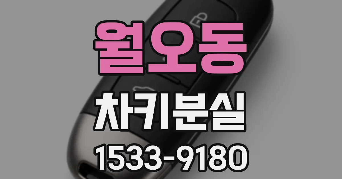월오동 차키분실
