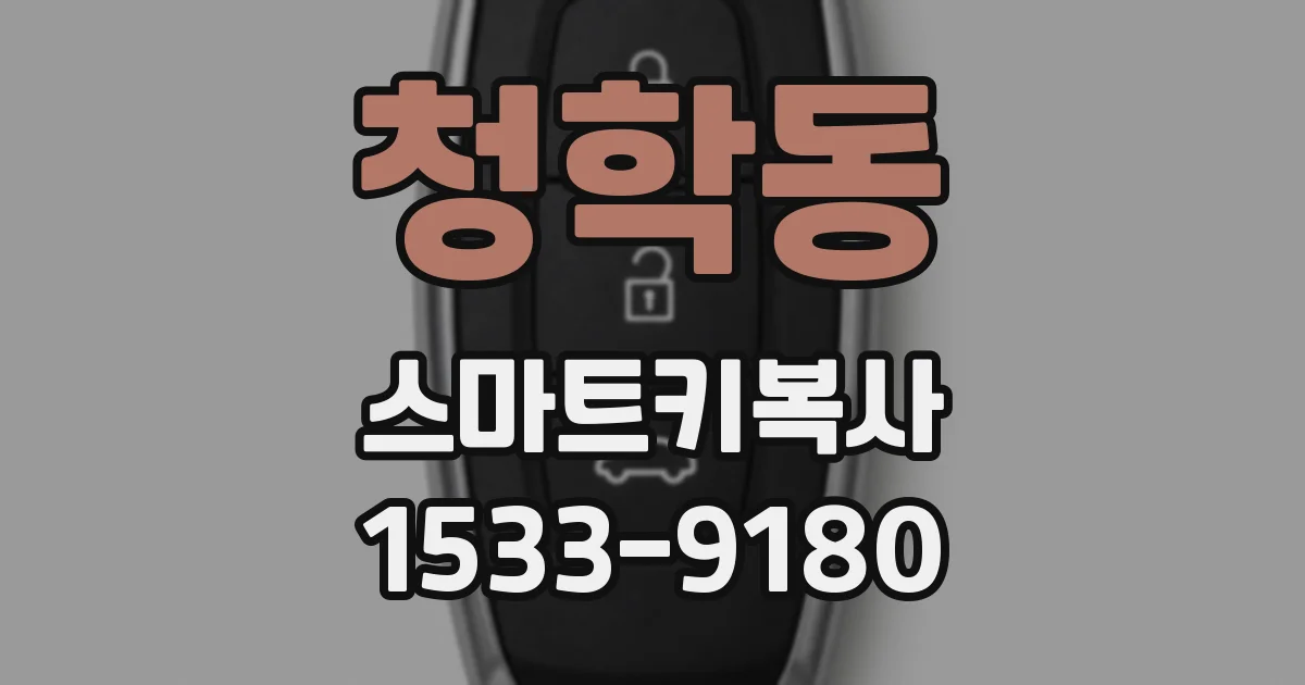 청학동 스마트키복사