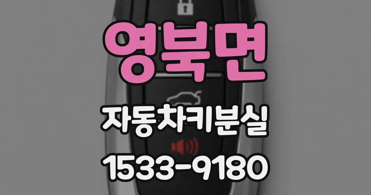 영북면 자동차키분실