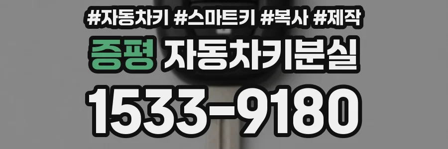 증평 자동차키분실