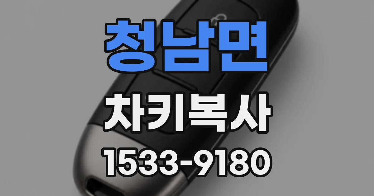 청남면 차키복사