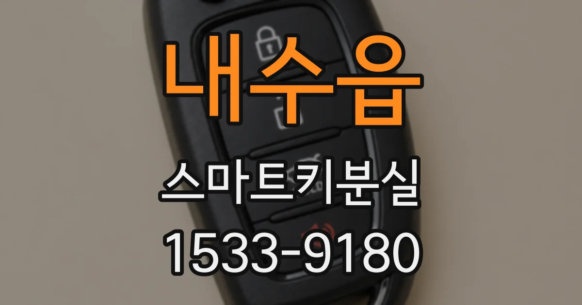 내수읍 스마트키분실