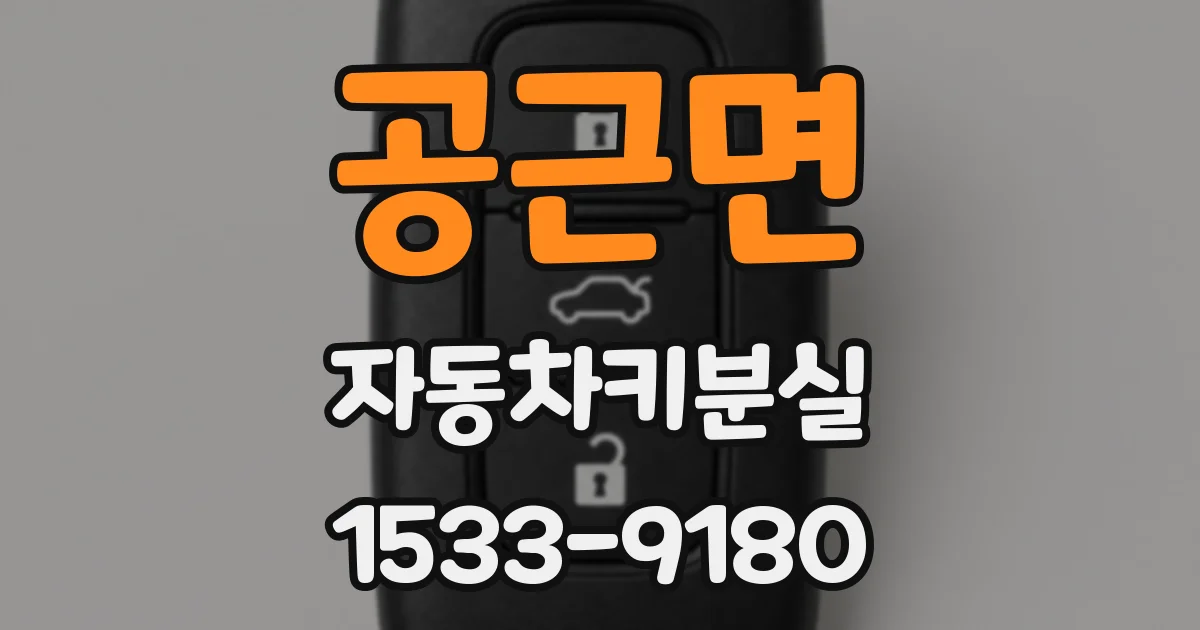 공근면 자동차키분실
