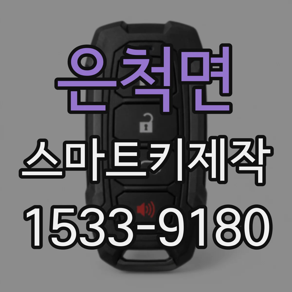 은척면 스마트키제작