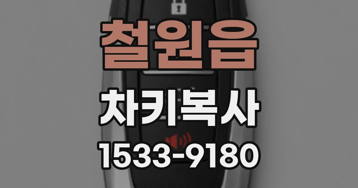 철원읍 차키복사