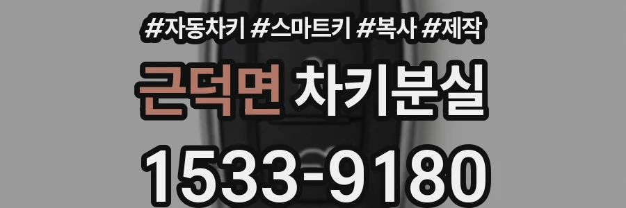 근덕면 차키분실